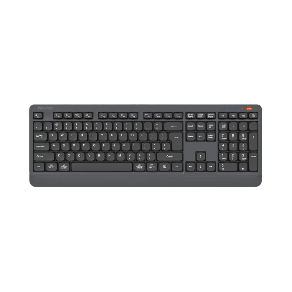 Meetion -BTK530- 2.4G+Bluetooth office keyboard Black US