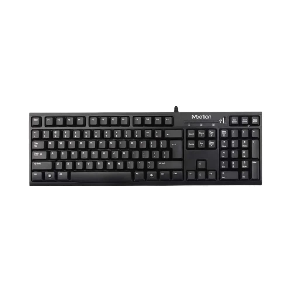 Meetion -K410- USB Wired keyboard Black US