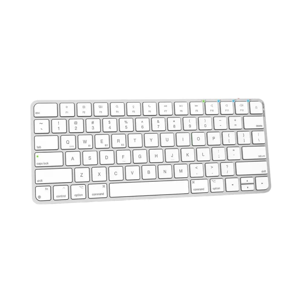 Meetion -K210MW- 2.4G+Bluetooth Keyboard White US