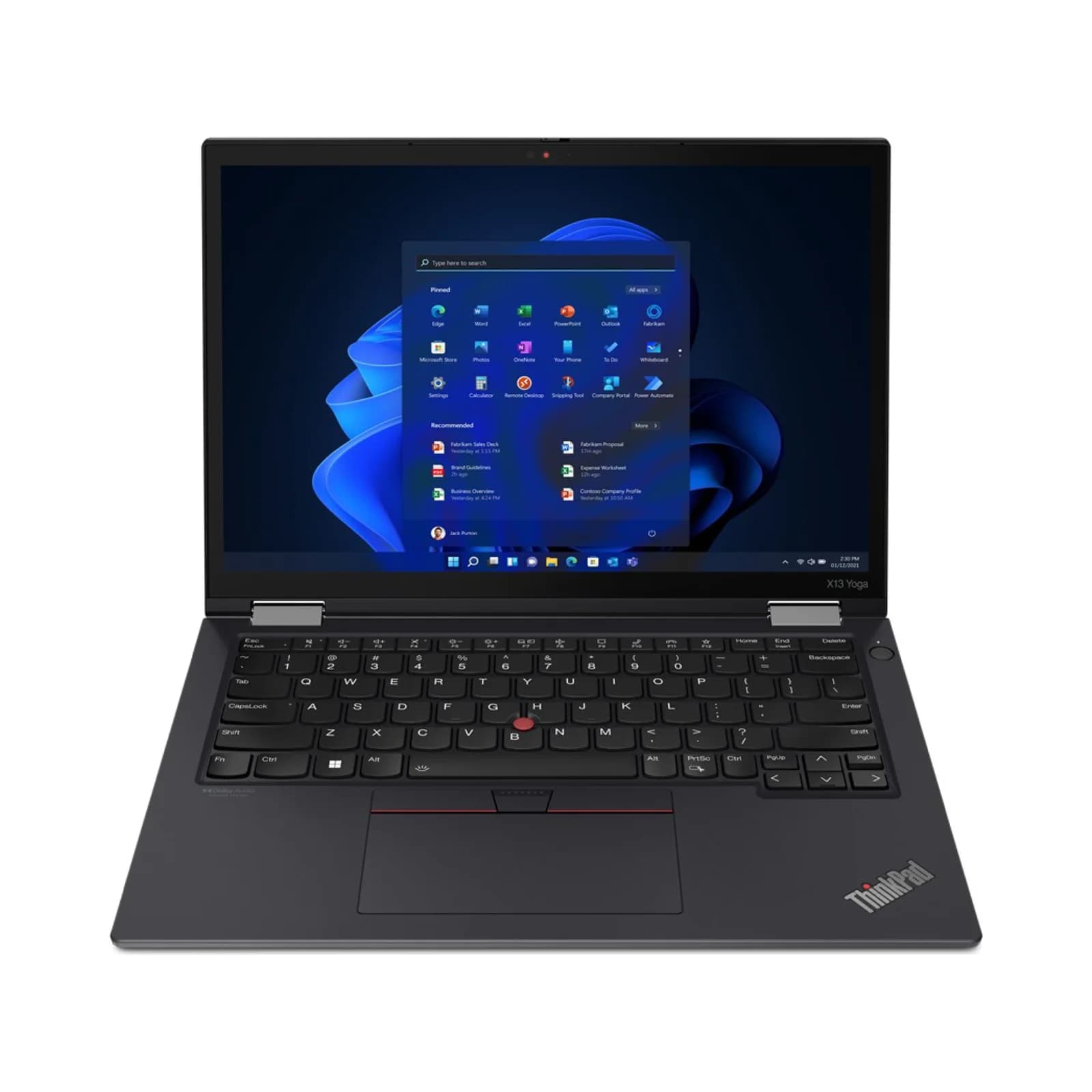 LENOVO THINKPAD X13 YOGA GEN3 – RAM 16GB – PROC I5 GEN12 – SSD 256GB – GRAF 8GB TOT – DISP 13.3″ WQXGA TOUCH – USED