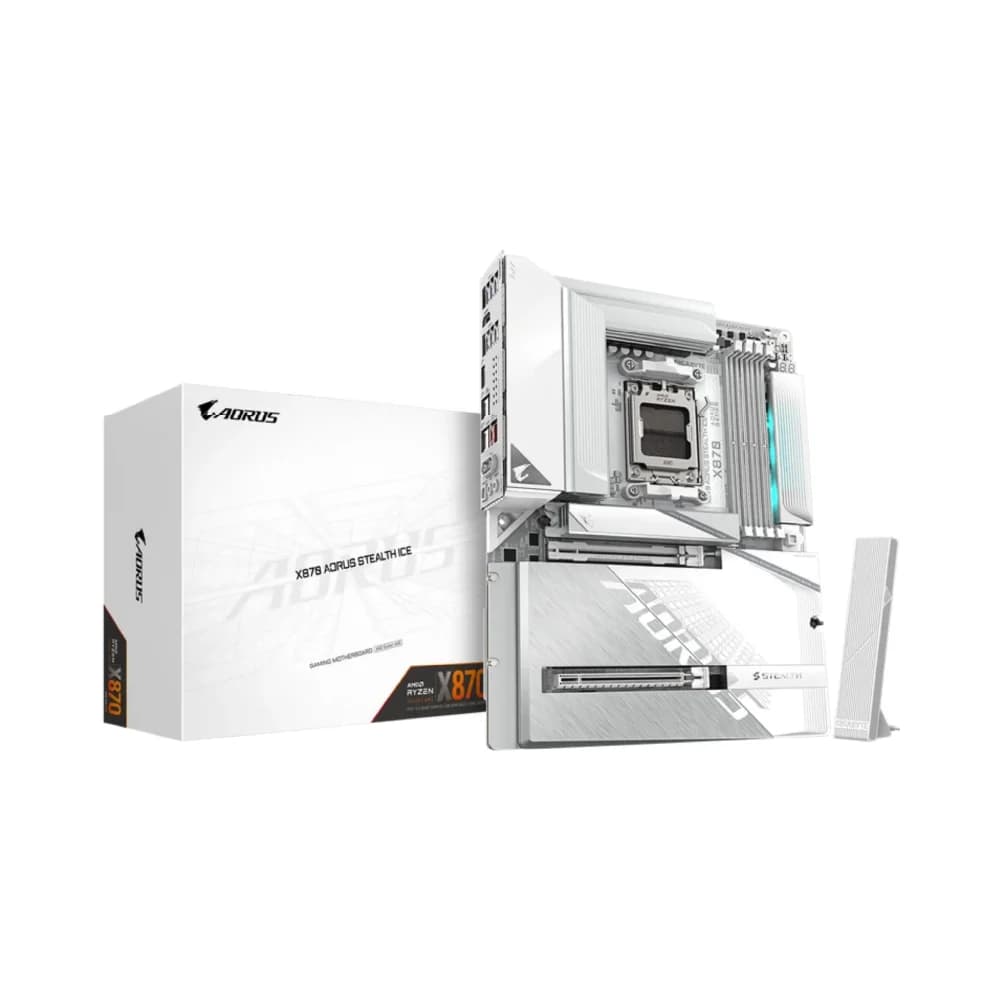 AORUS GAMING MOTHERBOARD X870 STEALTH ICE AM5