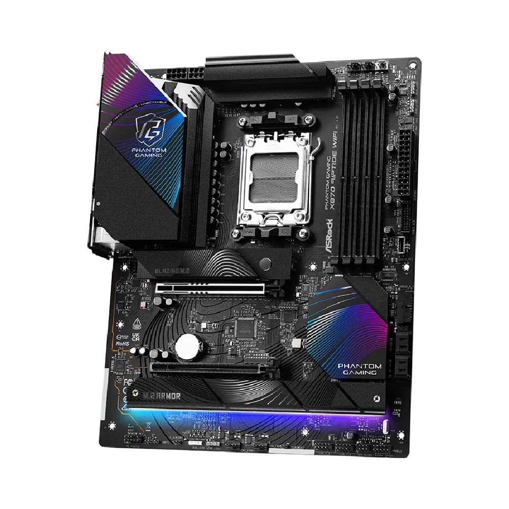ASRock MOTHERBOARD AMD AM5 ATX – X870 RIPTIDE WIFI NEW